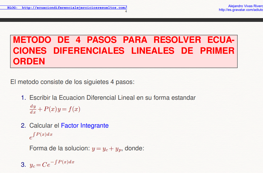 Cómo entender y resolver cualquier Ecuación Diferencial Lineal de 1er Orden y simularla con software en 4 pasos - Imagen 4