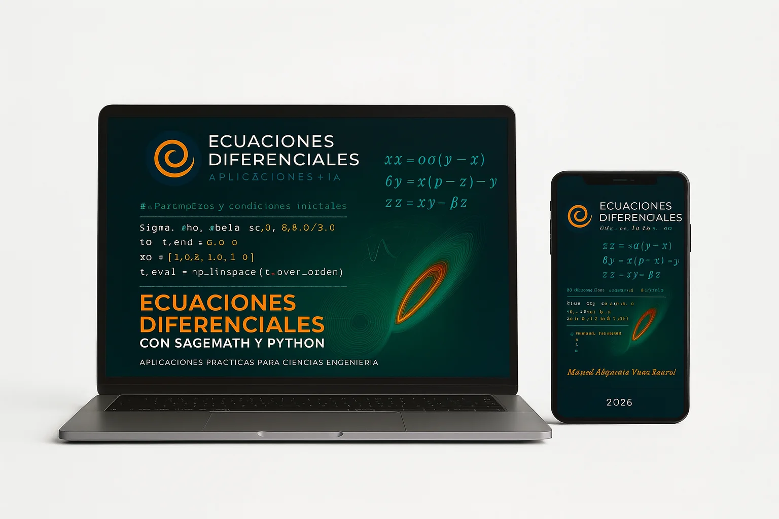Ebook: Ecuaciones Diferenciales con SageMath y Python — Aplicaciones Prácticas - Imagen 3