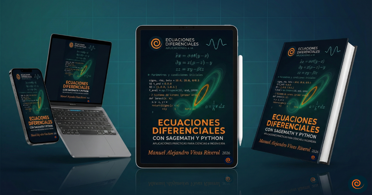 Ebook: Ecuaciones Diferenciales con SageMath y Python — Aplicaciones Prácticas - Imagen 7