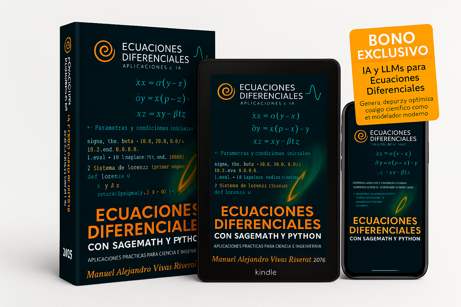 Ebook: Ecuaciones Diferenciales con SageMath y Python — Aplicaciones Prácticas - Imagen 4
