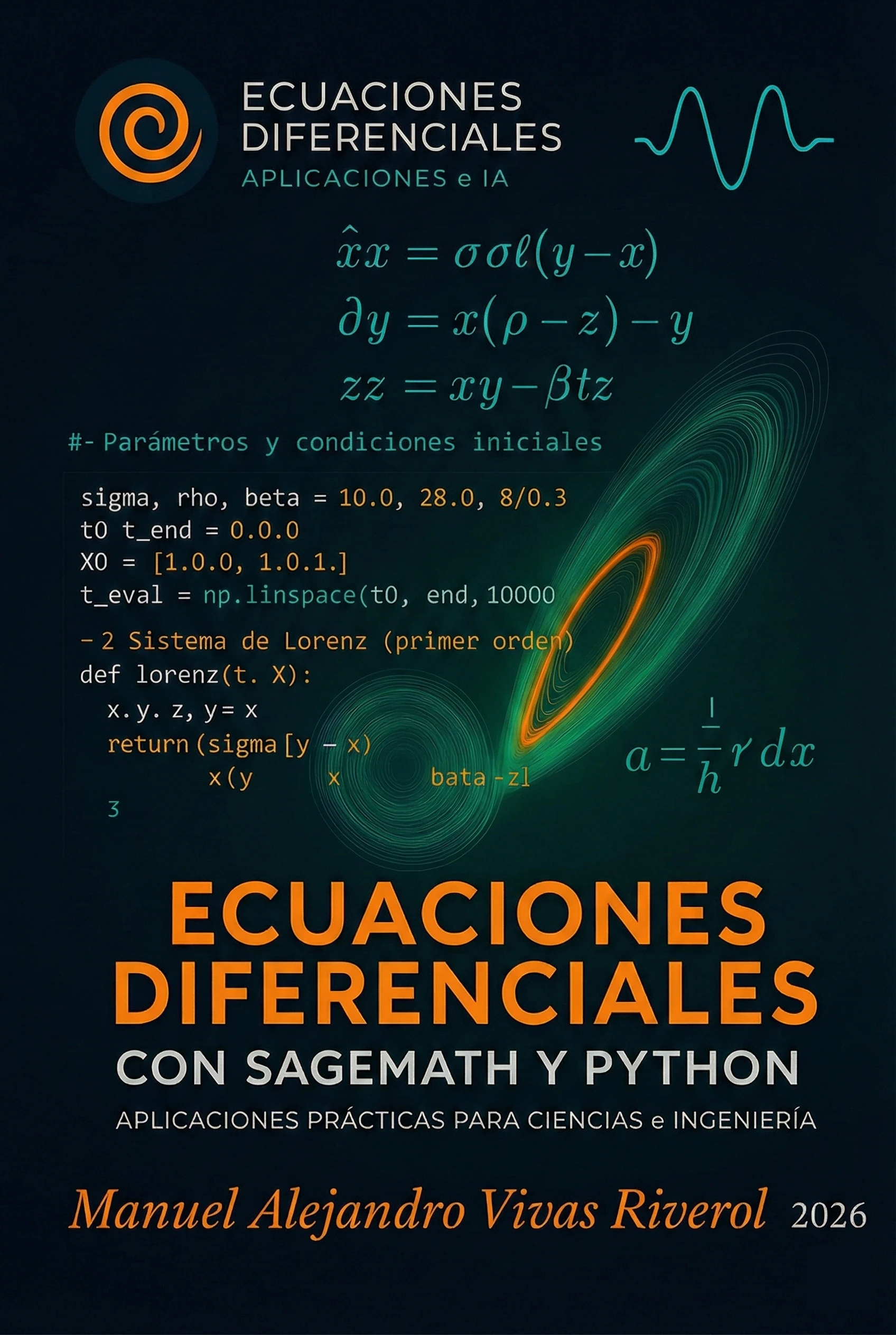 Ebook: Ecuaciones Diferenciales con SageMath y Python — Aplicaciones Prácticas